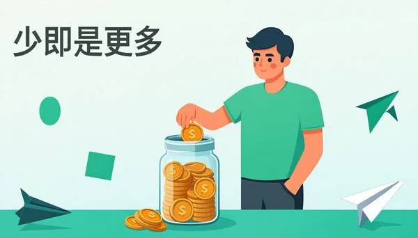 Minimalismo financiero: Menos es más