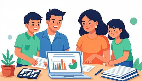 Presupuesto real: Familia de 4 con $25k/mes