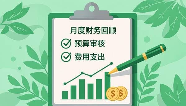 Revisión financiera mensual: Checklist